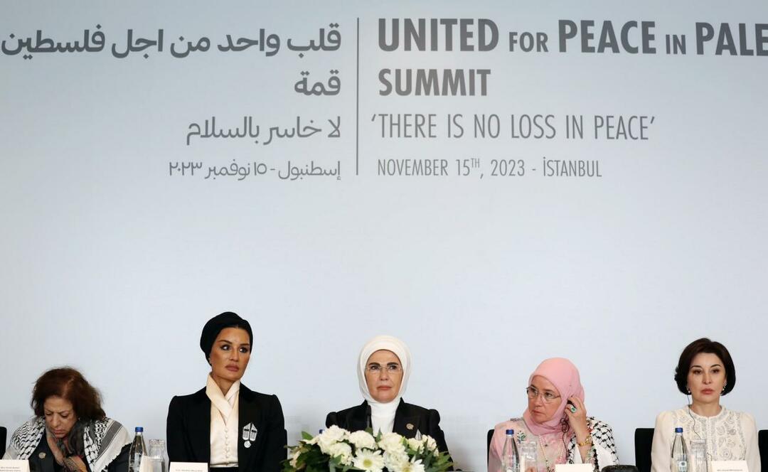  First Lady Erdoğans Initiative „One Heart Summit for Palestine“.