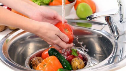 Wie soll Obst und Gemüse gewaschen werden? Diese Fehler verursachen eine Vergiftung!