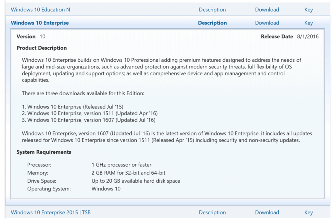 Windows 10-Volumenlizenz-Produktschlüssel VLSC Enterprise Education Pro