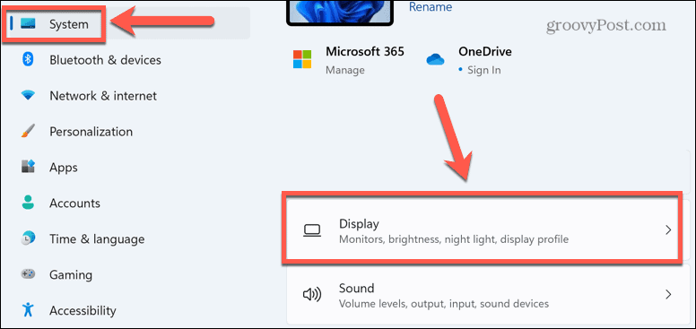 Windows 11 Anzeigemenü