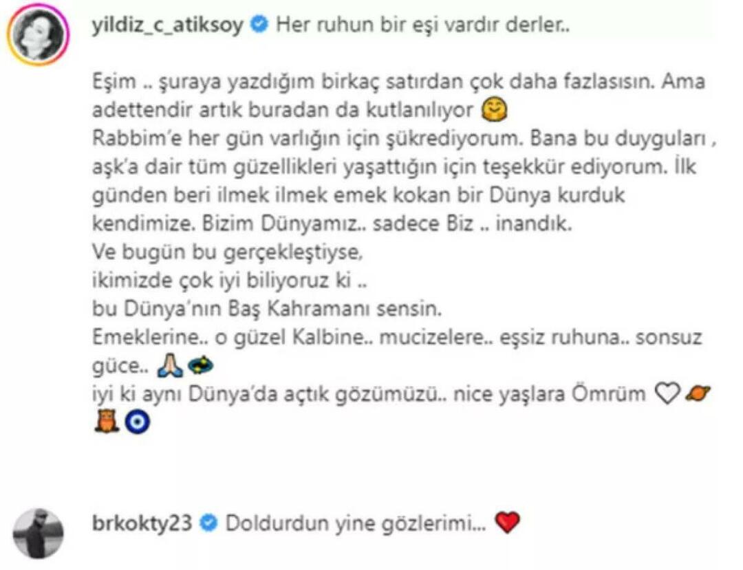 So feierte Yıldız Çağrı Atiksoy den Geburtstag von Berk Oktay