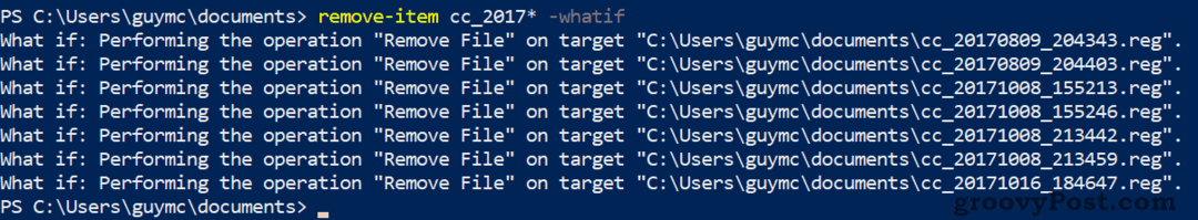 PowerShell -whifif-Parameter in Aktion
