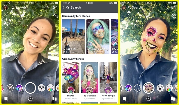Snapchat wird Lens Explorer einführen, eine einfachere Möglichkeit, Tausende von Objektiven zu entdecken und freizuschalten, die von Snapchatters auf der ganzen Welt gebaut wurden.