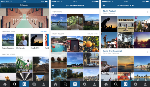 Instagram führt eine neue Such- und Erkundungsfunktion ein