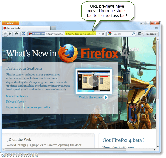 Firefox 4 Beta-Screenshot