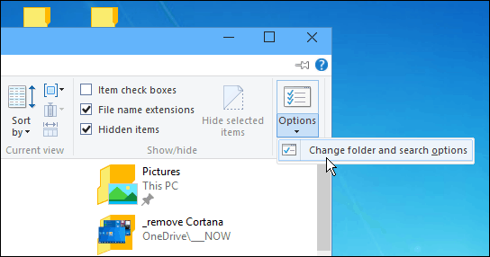 Windows 10-Datei-Explorer-Ansicht