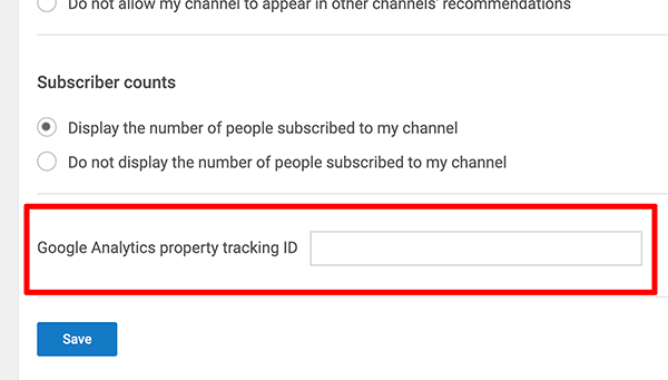 Google Analytics, wie Sie die ID der Immobilienverfolgung mit dem YouTube-Kanal verbinden Schritt 2