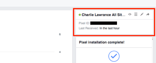 Finden Sie Ihre Pixel-ID in Ihrem Facebook Ads Manager.