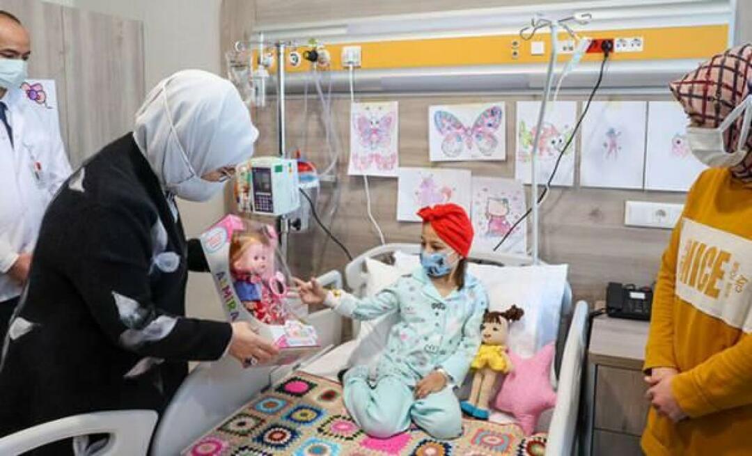 Emine Erdogan hat krebskranke Kinder besucht! 