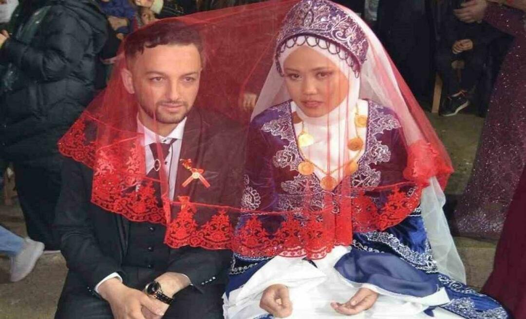 Eine Braut kam aus Indonesien nach Denizli für den türkischen jungen Mann, den sie in den sozialen Medien kennengelernt hatte