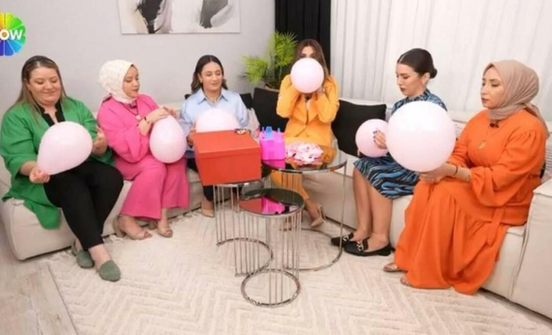 Seltsame Momente im Haus der Braut! Aslı Hünel und die Bräute veranstalteten ein Wettrennen mit dem Ballonblasen