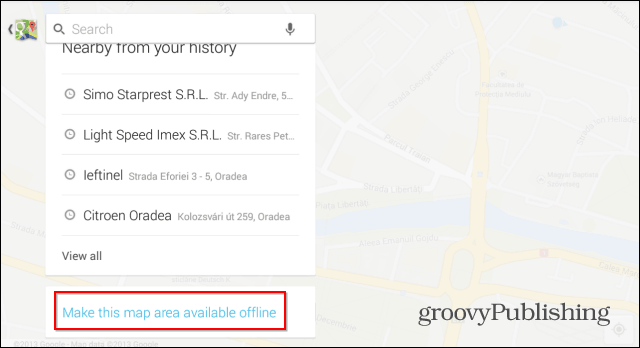 Google Maps Android Adresse löschen