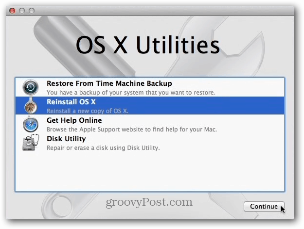 OS X-Dienstprogramme