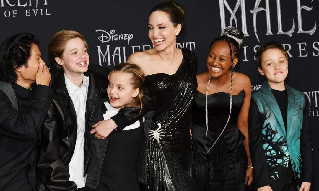 Angelina Jolie und ihre Kinder