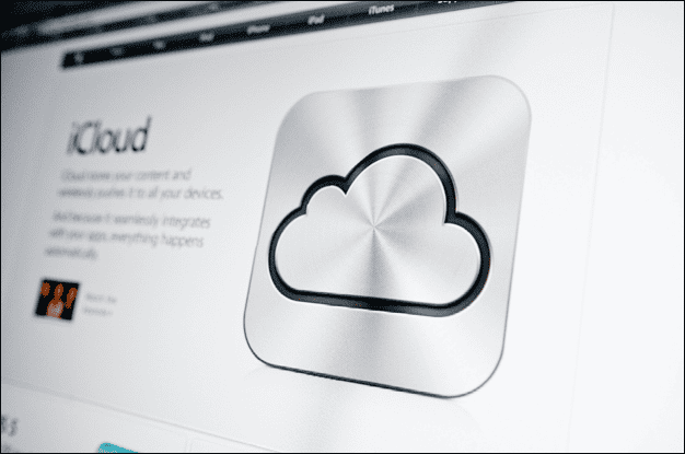 iCloud-Webseite