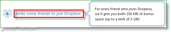 Dropbox-Screenshot - Lernen Sie Platz, indem Sie Freunde einladen