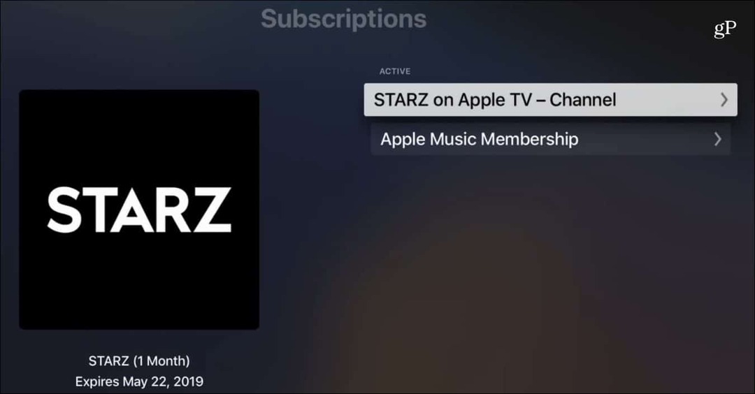 Kanalabonnement kündigen Apple TV