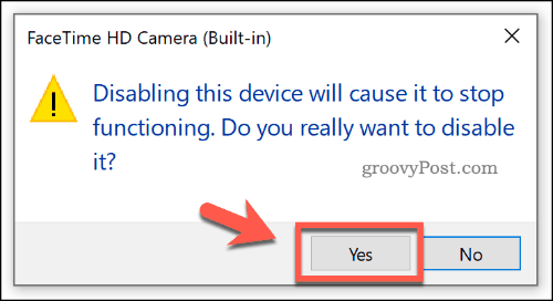 Bestätigen, dass ein Gerät im Geräte-Manager unter Windows 10 deaktiviert wurde