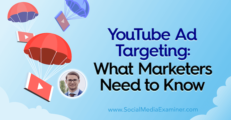 YouTube Ad Targeting: Was Vermarkter wissen müssen, mit Erkenntnissen von Aleric Heck im Social Media Marketing Podcast.