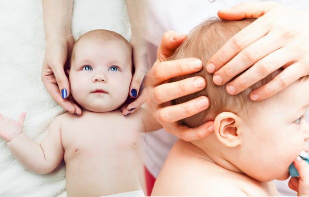 Wie korrigiere ich die Kopfspitze bei Säuglingen?