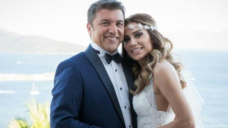 Ismail Küçükkaya und Eda Demirci, als sie heirateten 