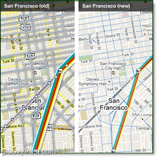 Google Transit Maps Vergleich