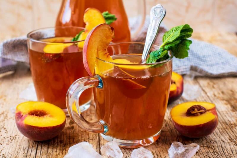 Was sind die Vorteile von Pfirsich? Pfirsich Tee für Darm Arrangement! Wenn Sie Pfirsichsaft trinken ..