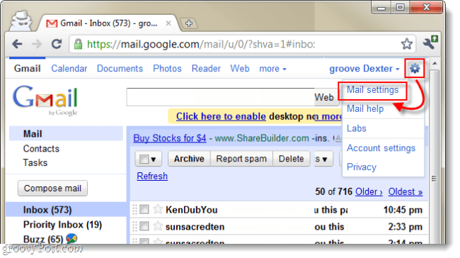 So sichern Sie Google Mail im Offline-Modus von Google Mail auf Ihrem Computer
