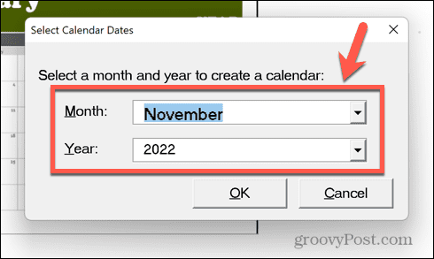Excel-Kalenderdaten