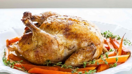 Wie man ganzes Huhn kocht, was sind die Tricks? Lecker gebackenes ganzes Hühnchenrezept