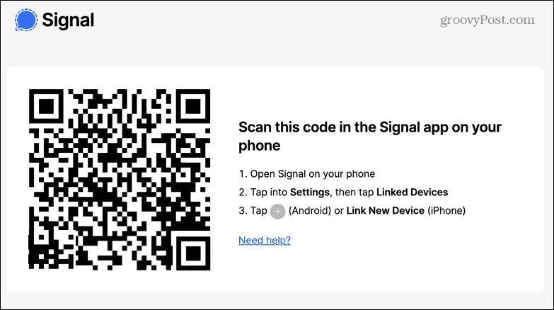 Signal-QR-Code