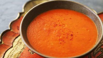 Köstliches Rezept für rote Pfeffersuppe