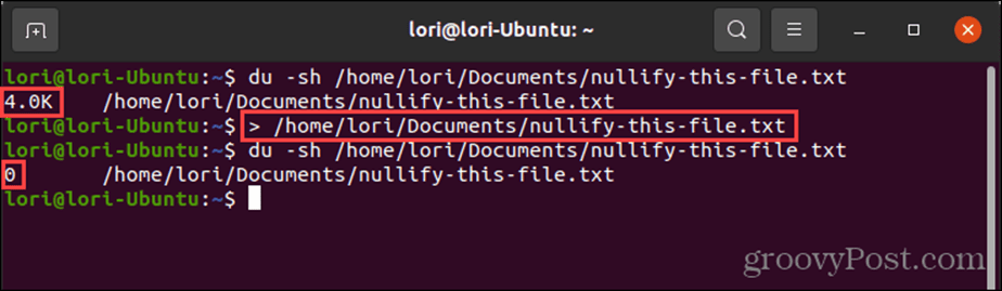 Umleitung auf null unter Linux
