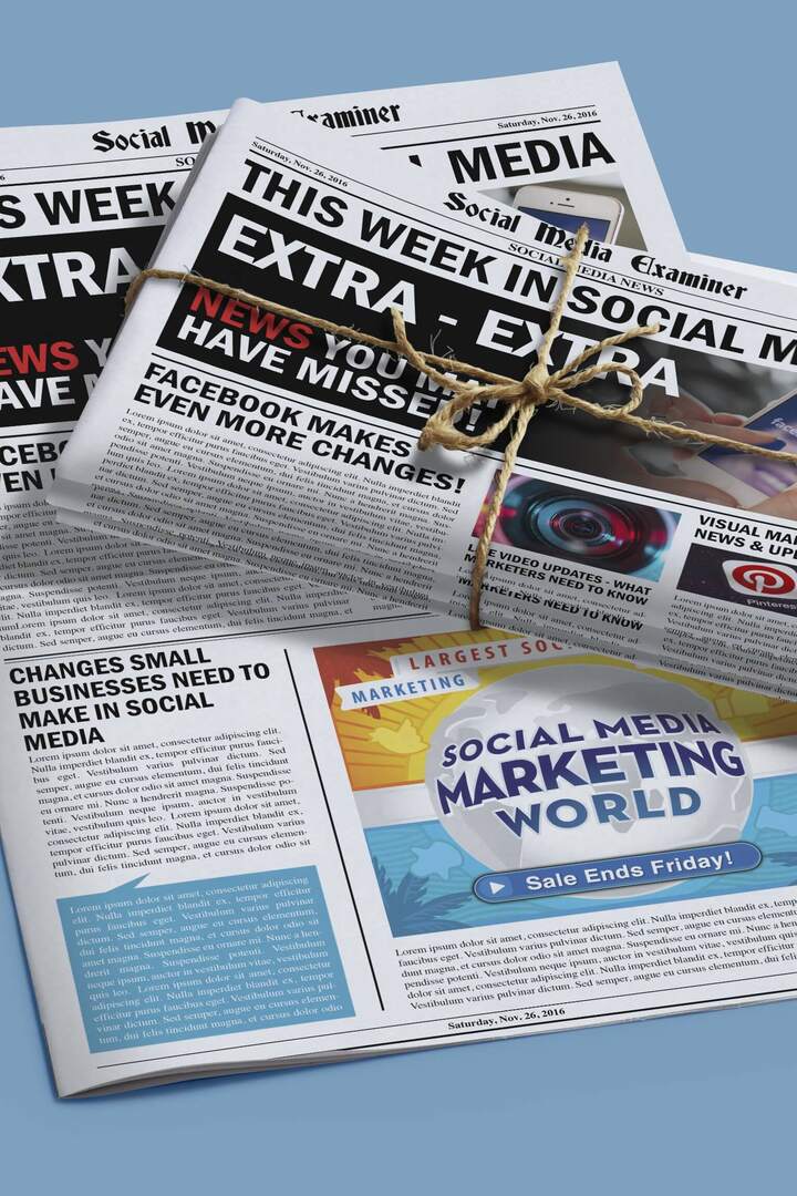 Facebook ändert Seitenlayouts: Diese Woche in Social Media: Social Media Examiner