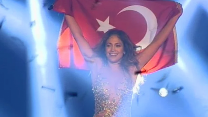 Geste von Jennifer Lopez an die Türken!