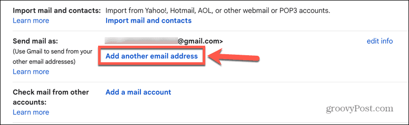 Google Mail eine weitere E-Mail-Adresse hinzufügen