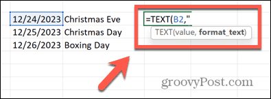 Excel-Anführungszeichen