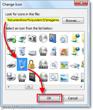 Suchen Sie die Datei imageres.dll in Windows 7
