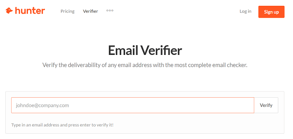 Verwenden Sie ein Tool wie Hunter, um die E-Mail-Adresse des Gatekeepers zu überprüfen.