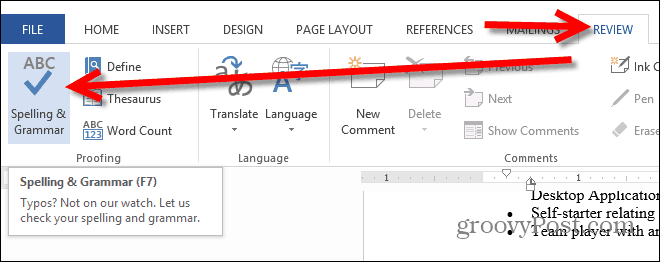 Word 2013: Konfigurieren der Grammatik- und Stileinstellungen