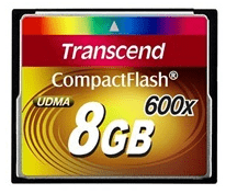 Transcend CompactFlash 8 GB Speicherkarte