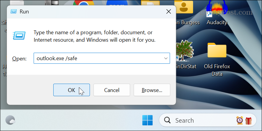 Outlook wird unter Windows nicht geöffnet
