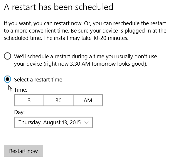Windows Update Neustart