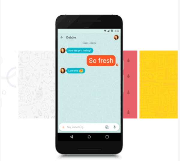 Google Allo hat eine neue Funktion hinzugefügt, mit der Sie das perfekte Emoji oder den perfekten Aufkleber sowie eine Reihe von Hintergründen leichter finden und senden können, um Ihren Stil in Ihren Chats zu ergänzen