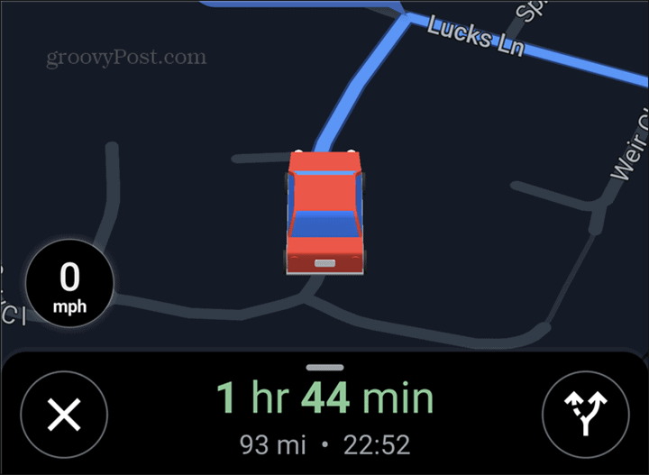 Google Maps Autosymbol rot