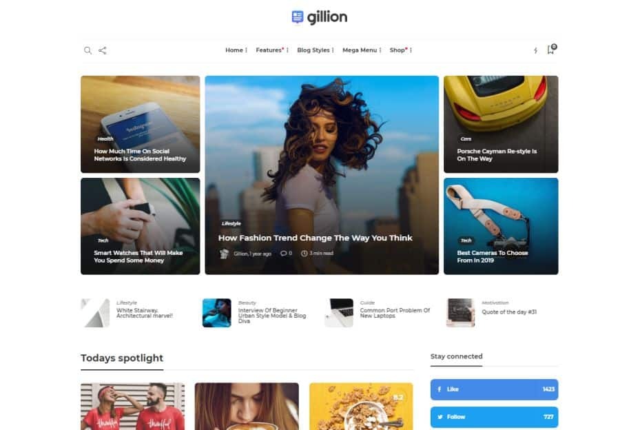 Gillion WordPress-Thema
