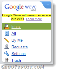 Google Wave läuft bis 2011