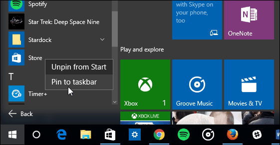 1 Windows 10-Startmenü