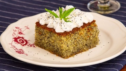 Wie macht man das einfachste Mohn-Revani-Dessert? Hausgemachte Mohn Revani Rezept