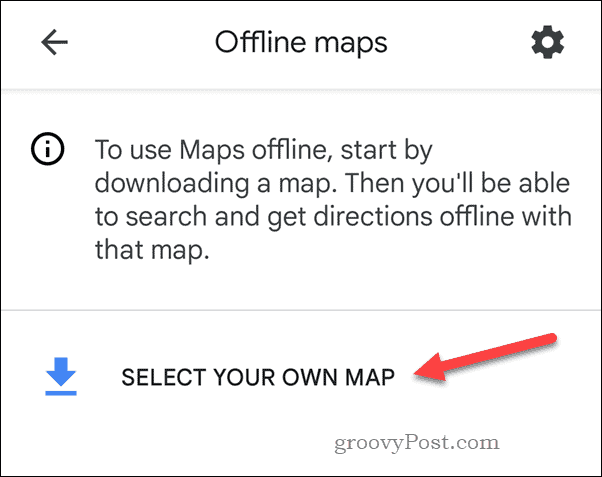 Erstellen einer Offline-Google Maps-Karte